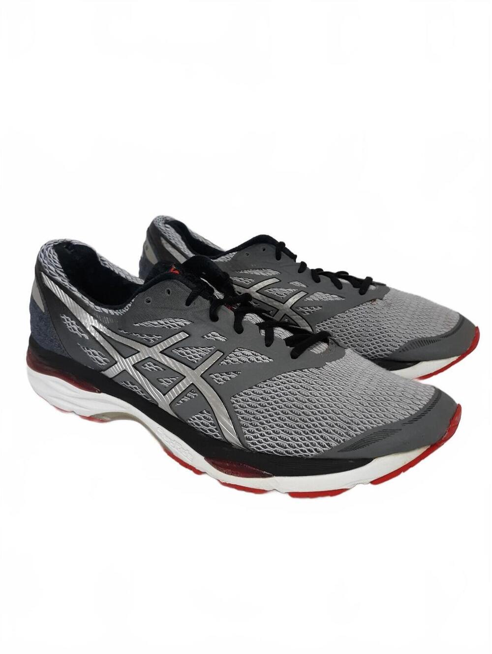 ASICS GEL-Cumulus 18 Grey Black T6C3N Mens Size 12D